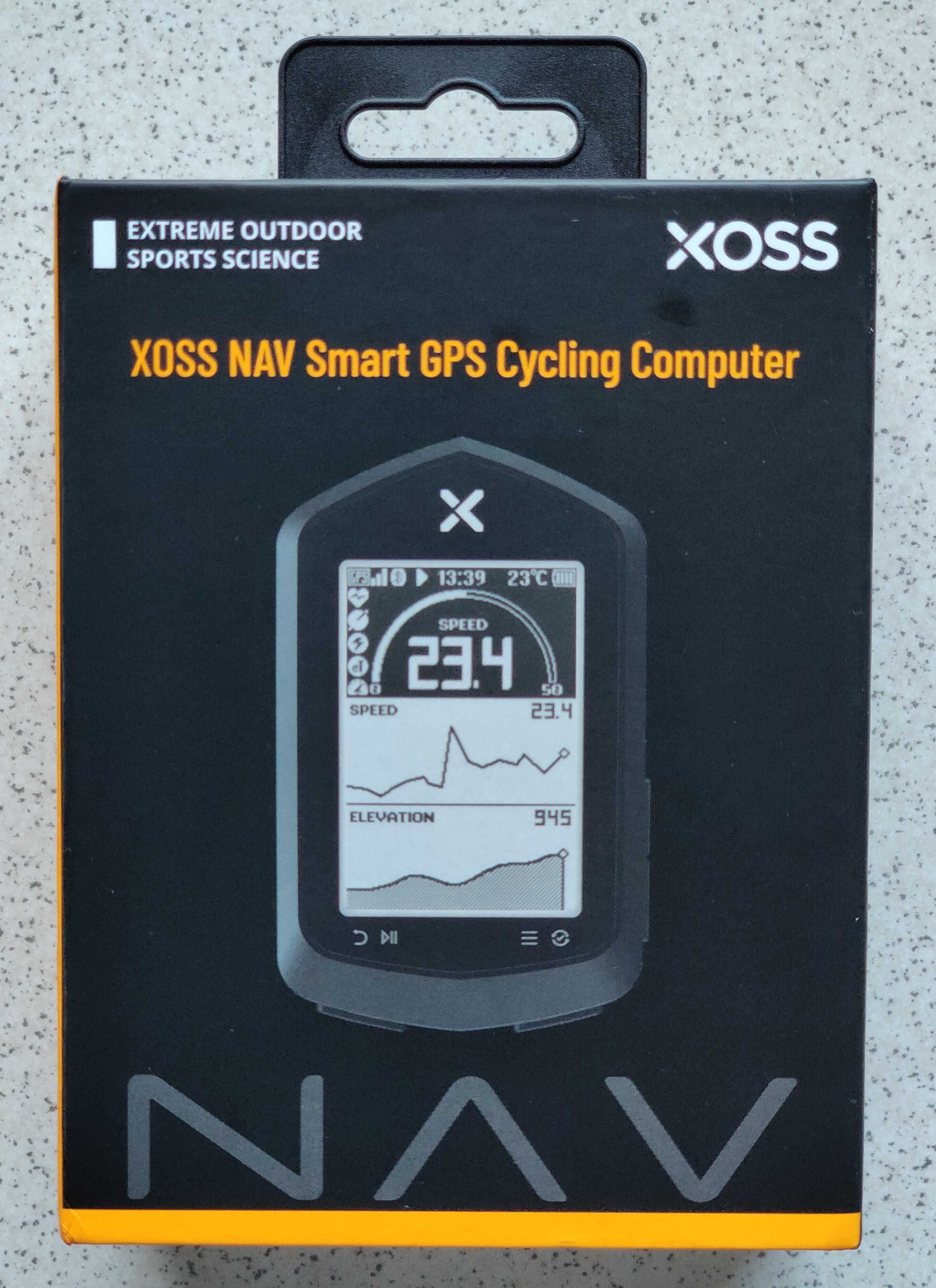 Licznik rowerowy z nawigacją XOSS NAV GPS ANT+ BT 5.0