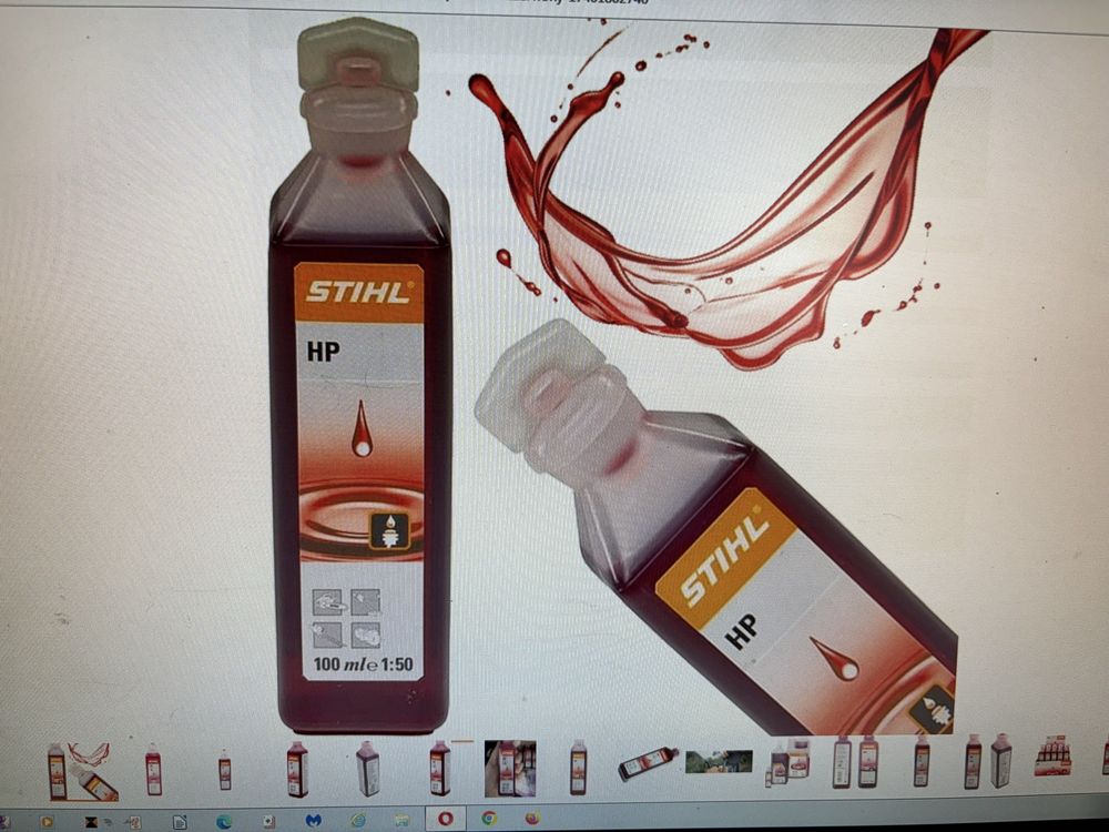Olej do silników dwusuwowych Stihl HP 100 ml czerwony