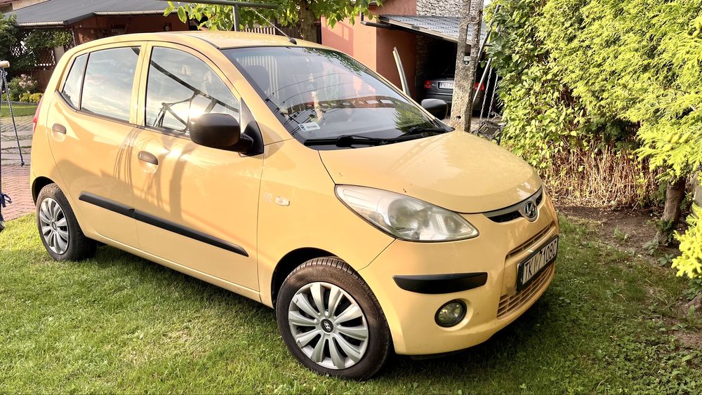 Hyundai i10 1.1; gaz fabryczny BRC, zadbany, bez klimy