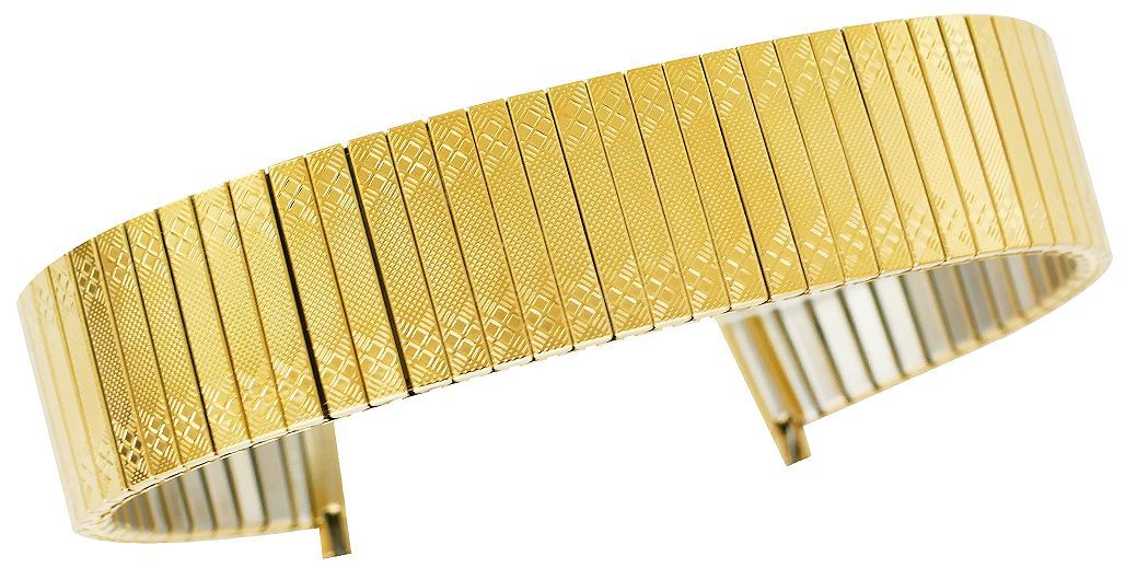 bransoleta rozciągana złota hq 18 do 22 mm 116g-18/22