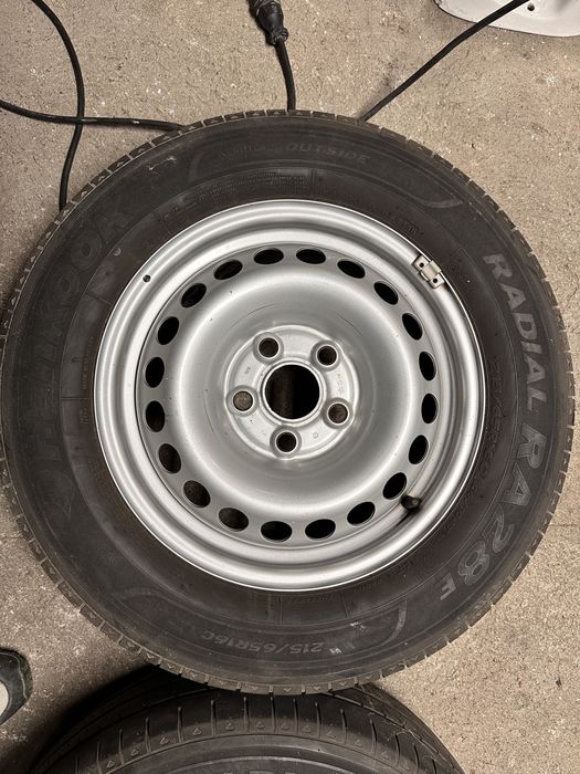 Felgi stalowe 16” 5x120 z oponami VW