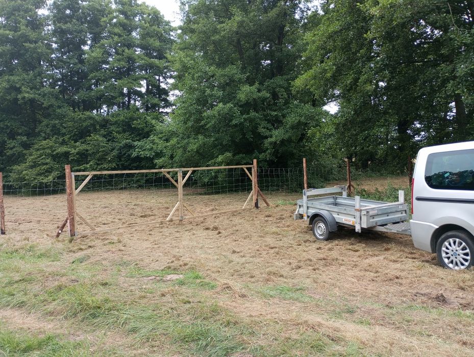 Ogrodzenie tymczasowe siatka leśna ogrodzenia budowlane