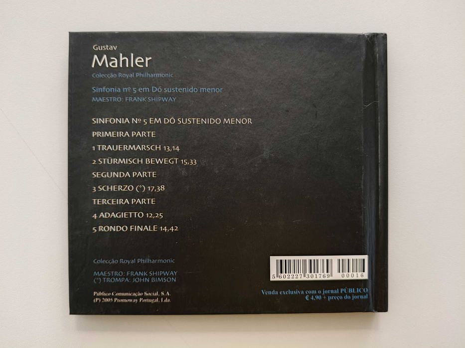 Mahler (vol 1) - Colecção Royal Philharmonic