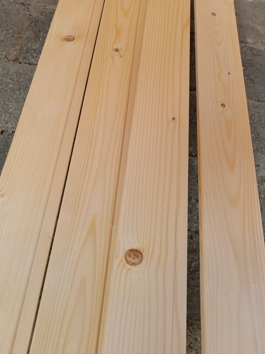 Дерев'яна вагонка та підлога, фальшбрус