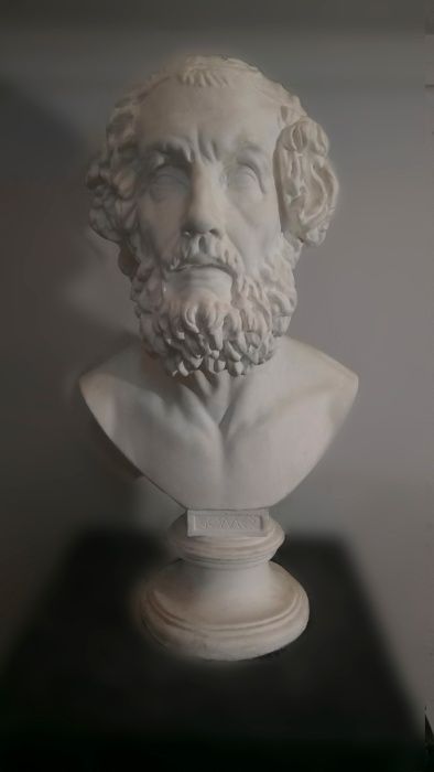 Сульптура, гипсовый бюст Гомера, Голова Гомера