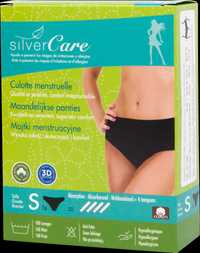 Silver Care Majtki figi menstruacyjne S organiczna bawełna ZDROWE NOWE