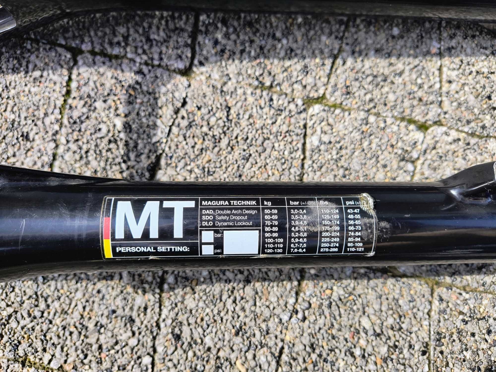 Magura MD100R - amortyzator powietrzny - czytaj opis!!!