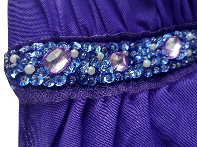 Fioletowa koszulka nocna bielizna damska Closer 42,XL/44XXL cekiny