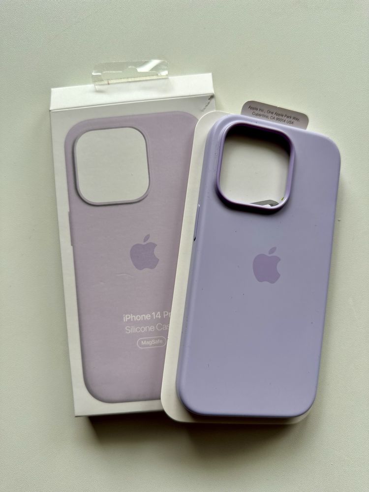 Apple Silicone Case iPhone 14 Pro kolor Lilac wrzosowy