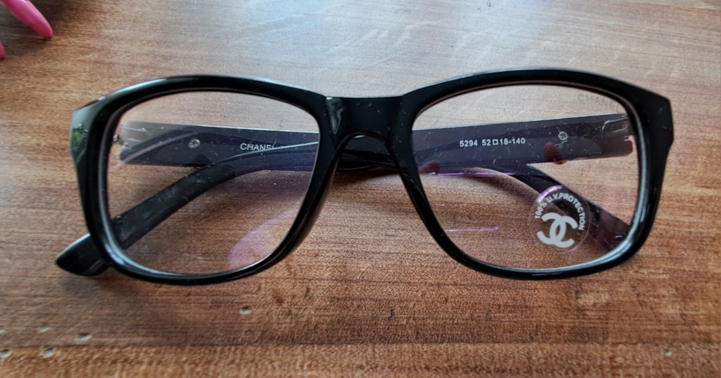 Okulary zerowki Chanel