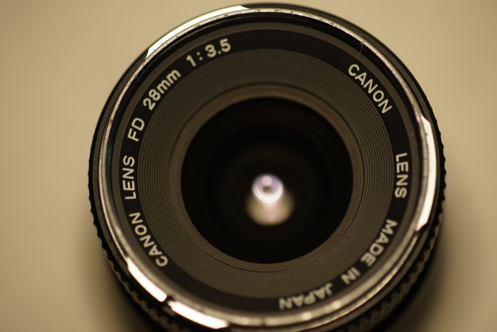 Canon FD 28mm f3.5 Chrome Nose