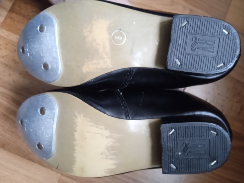 Roch valley туфлі дитячі для танців степ танцювальні туфельки чорні ба