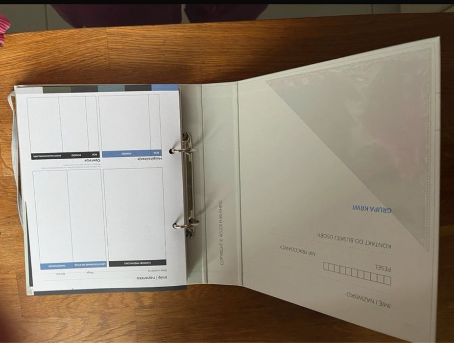 Segregator medyczny dla mężczyzn