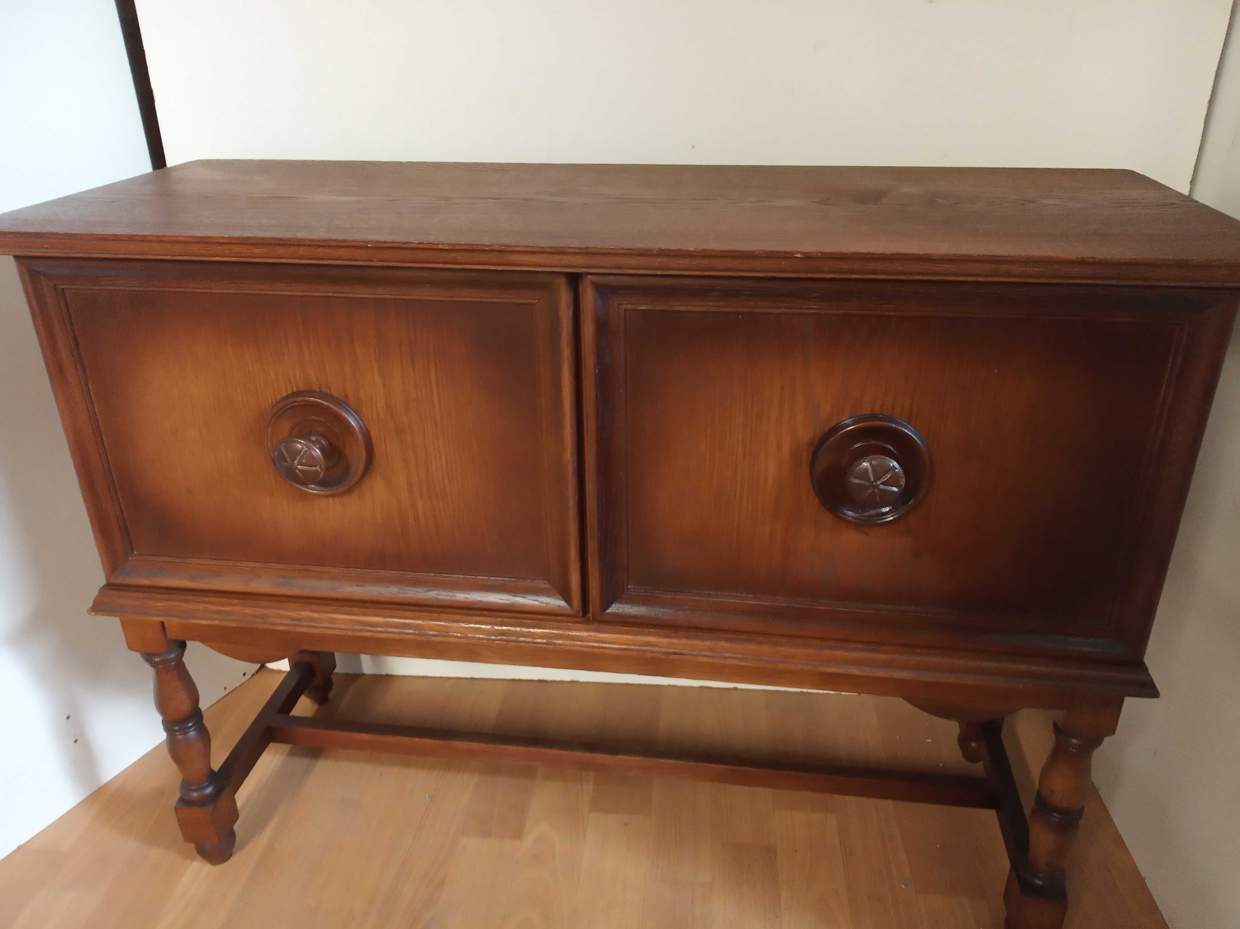 Komoda drewniana szafka 90 cm retro konsola stylowa