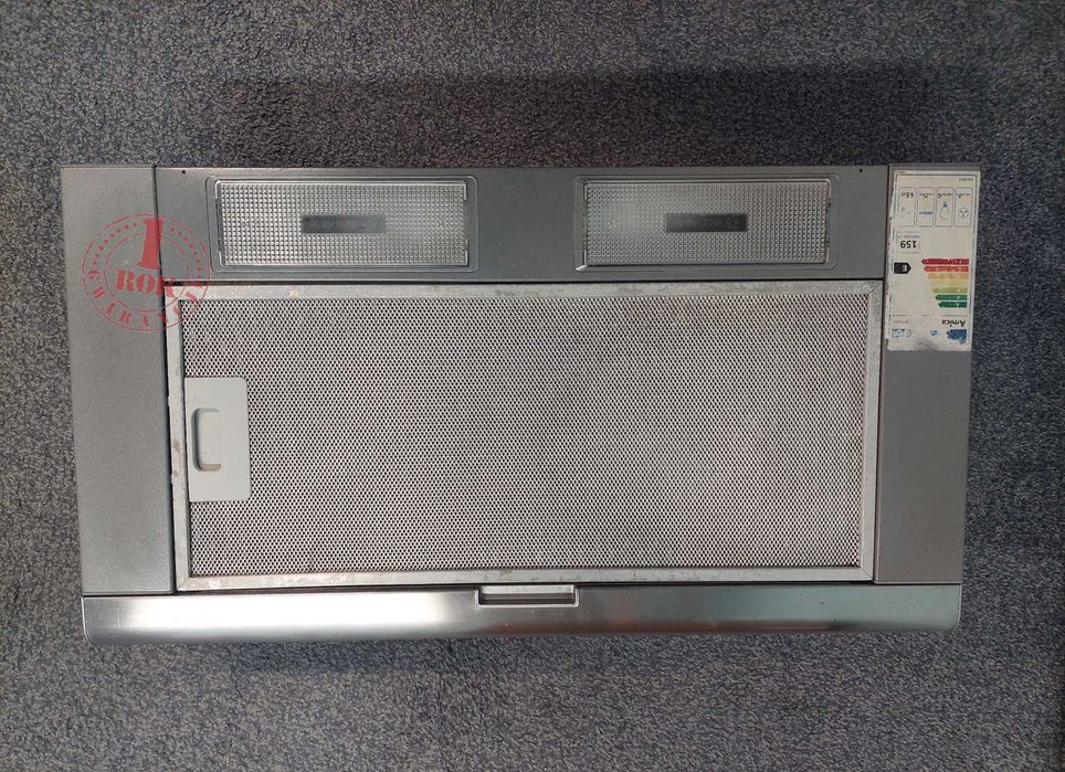 Okap do zabudowy Amica OTS625I Oświetlenie LED Dwa silniki Pochłaniacz