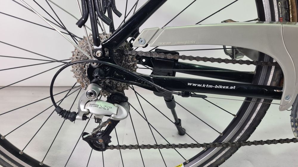 Rower trekkingowy Ktm hamulce hydrauliczne, Shimano deore