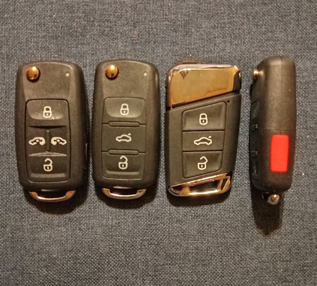 Vw, Audi, Seat, Skoda, ключи и корпуса на разные модели.