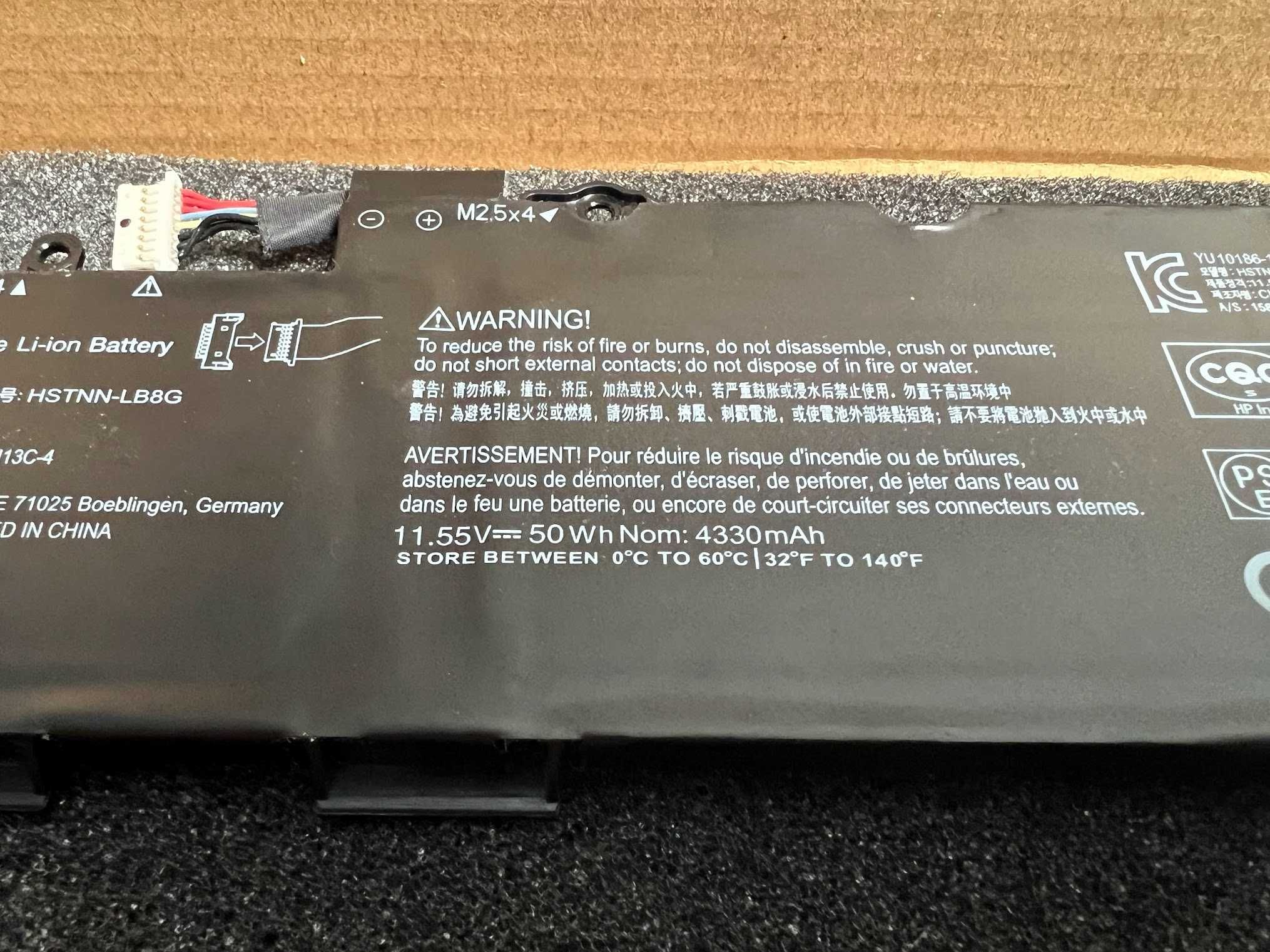 Акумулятор для HP EliteBook G5 і G6  SS03XL 11.55V 4330mAh  оригінал!