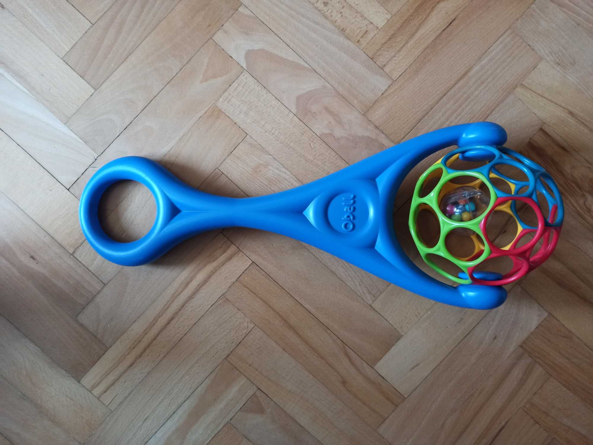 Oball pchacz grzechotka niebieski