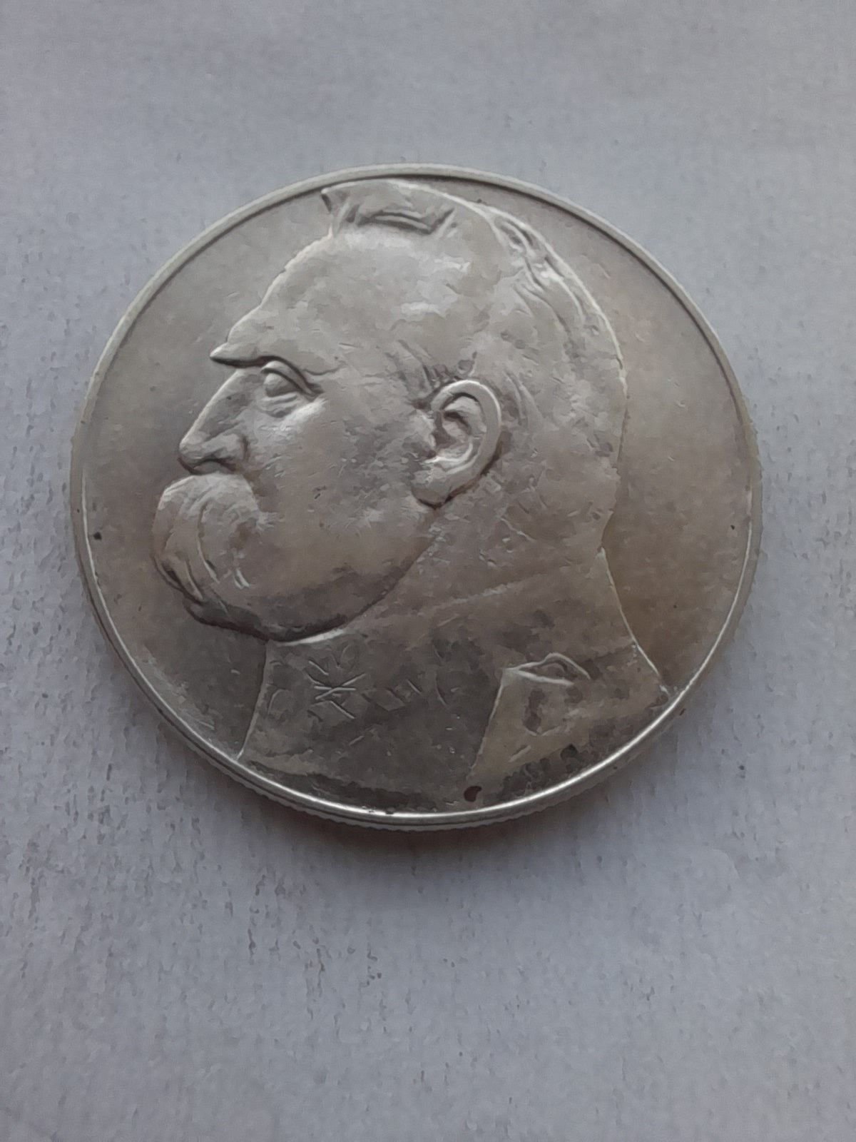 Moneta--10zł Piłsudski--1934-srebro
