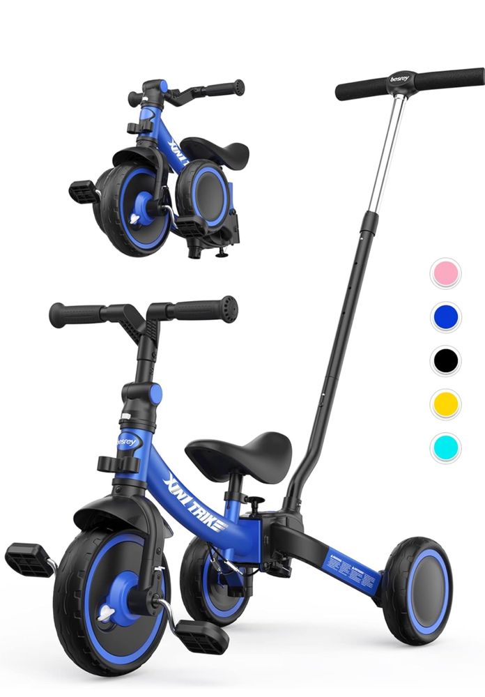 Triciclo para crianças pequenas - de 1 a 5 anos (frete gratis)