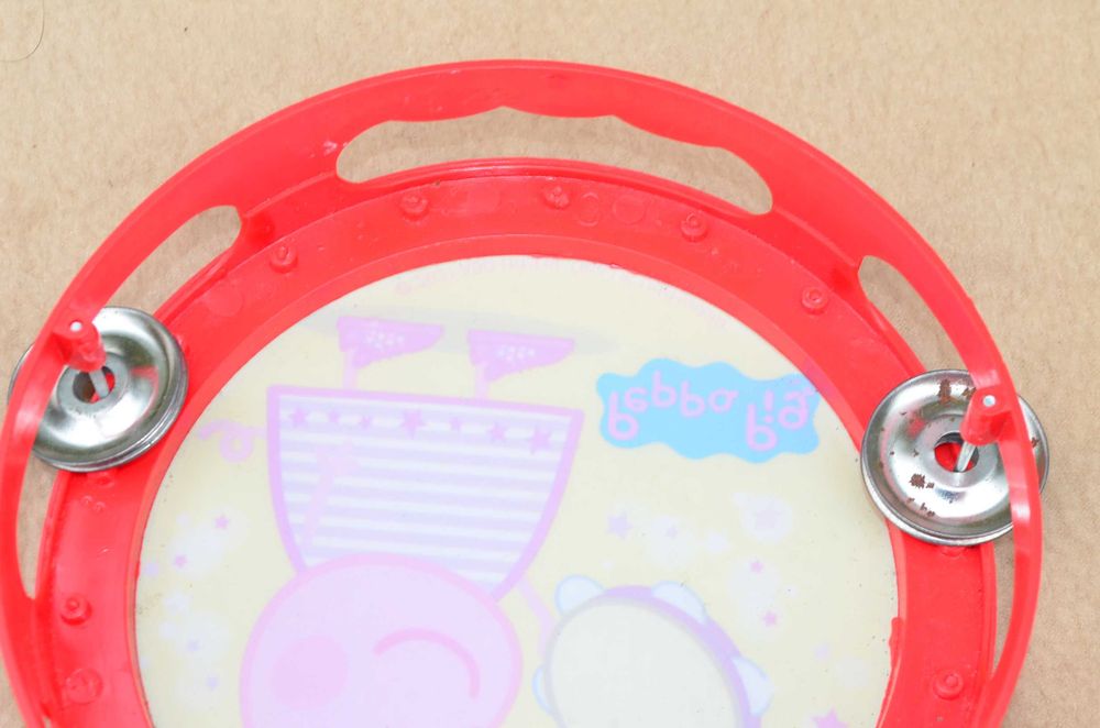 цена за всё Губная гармошка барабан бубенчики