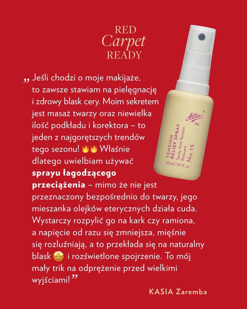 ALBA 1913 Spray łagodzący przeciążenia - Tension relief spray 30 ml