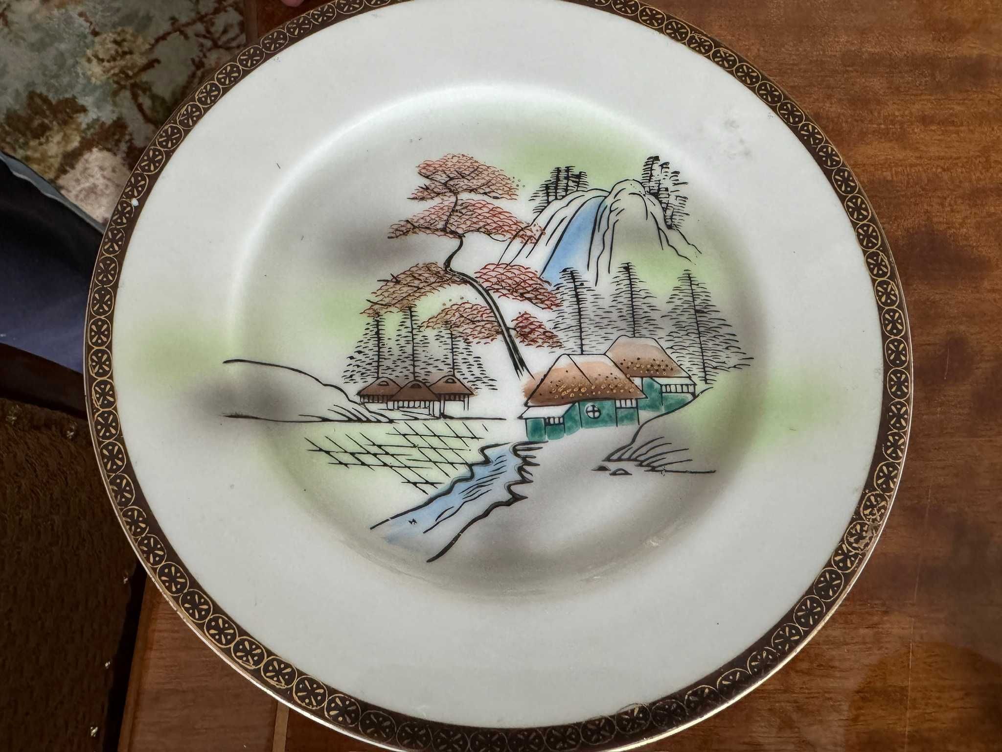 Porcelana Japońska zestaw 21 elementów  KUTANI
