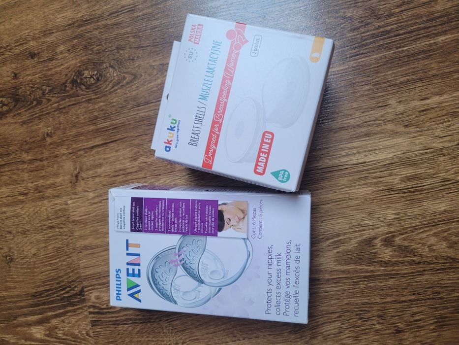 Muszle laktacyjne Philips Avent + Akuku