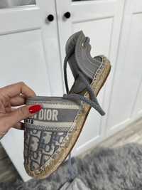 Dior espadryle sandalki