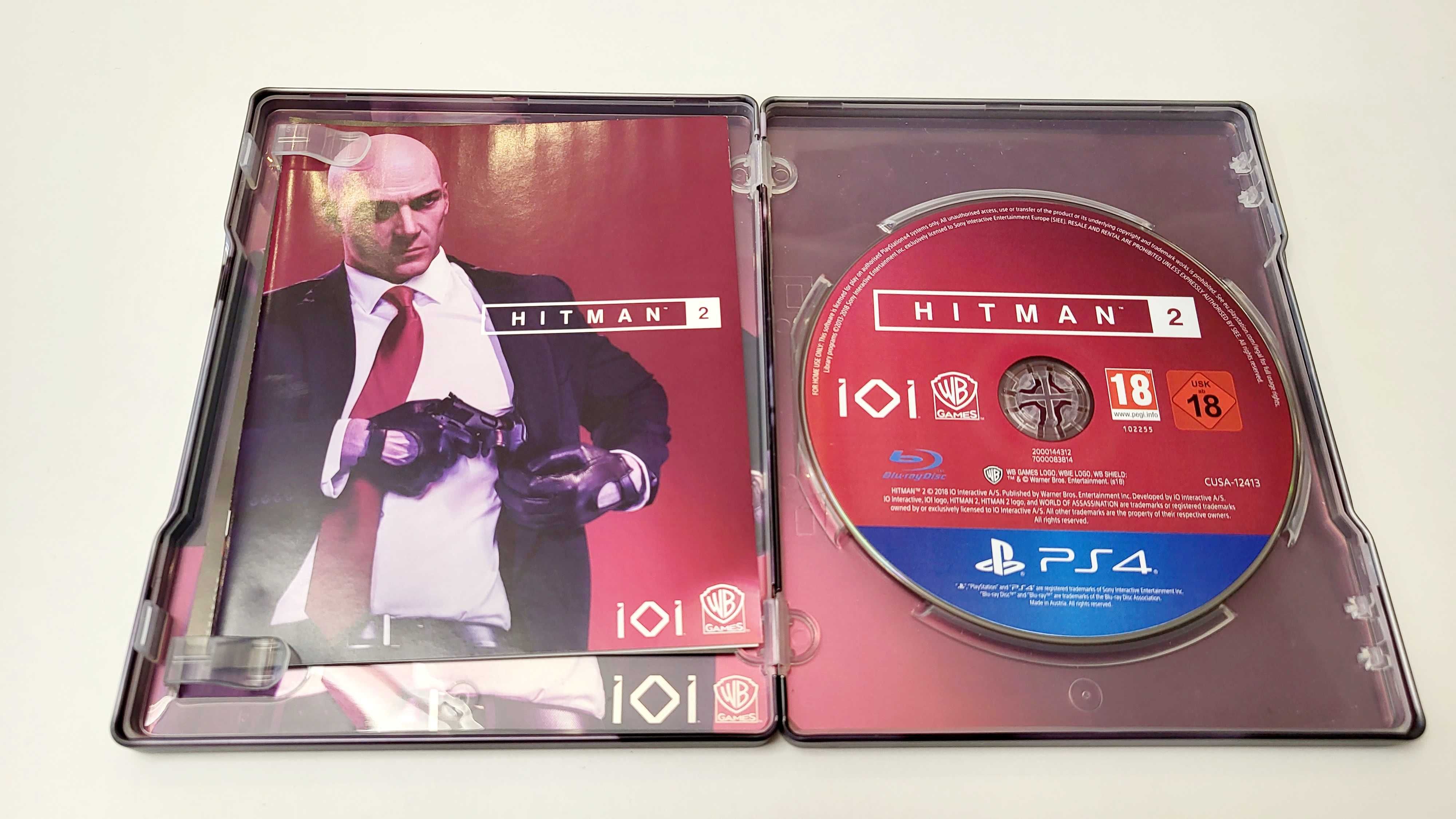 Gra Hitman 2 II PL PS4 PS5 Steelbook Limited Edition Edycja Limitowana