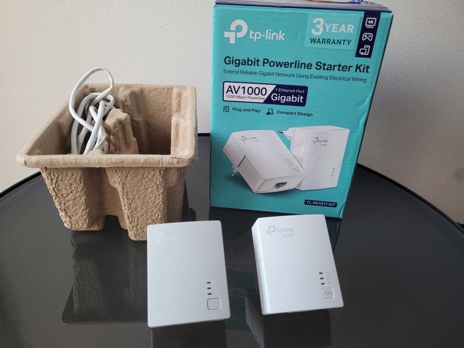 Transmiter sieciowy Powerline TP-Link TL-PA7017/4010 AV600/1000