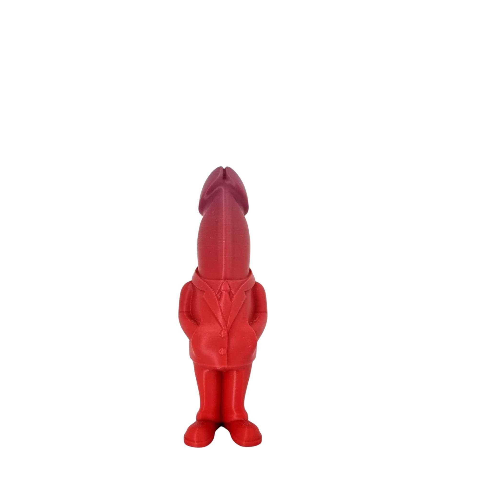 Figura Cavalheiro Peculiar 3D | Presente Divertido Adulto