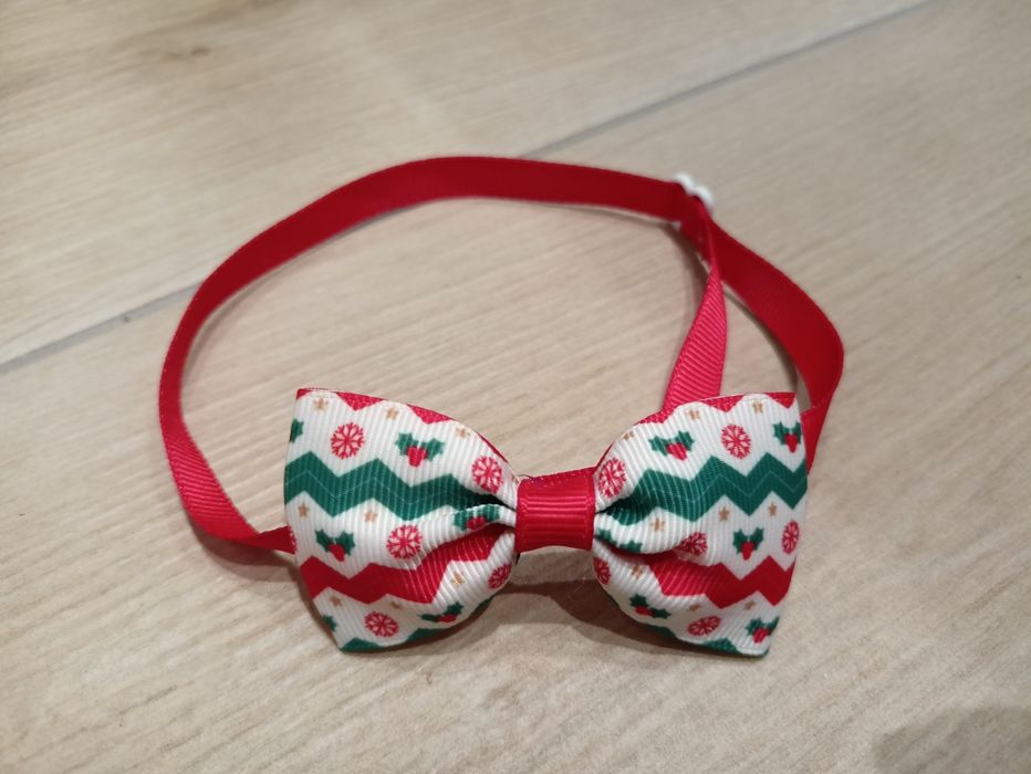 Nowa regulowana obroża muszka kokarda dla kota, psa