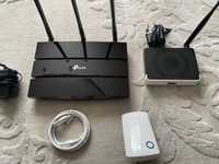 WiFi Tp-Link Archer A8 + репітер + 2 мобільних модема 4G