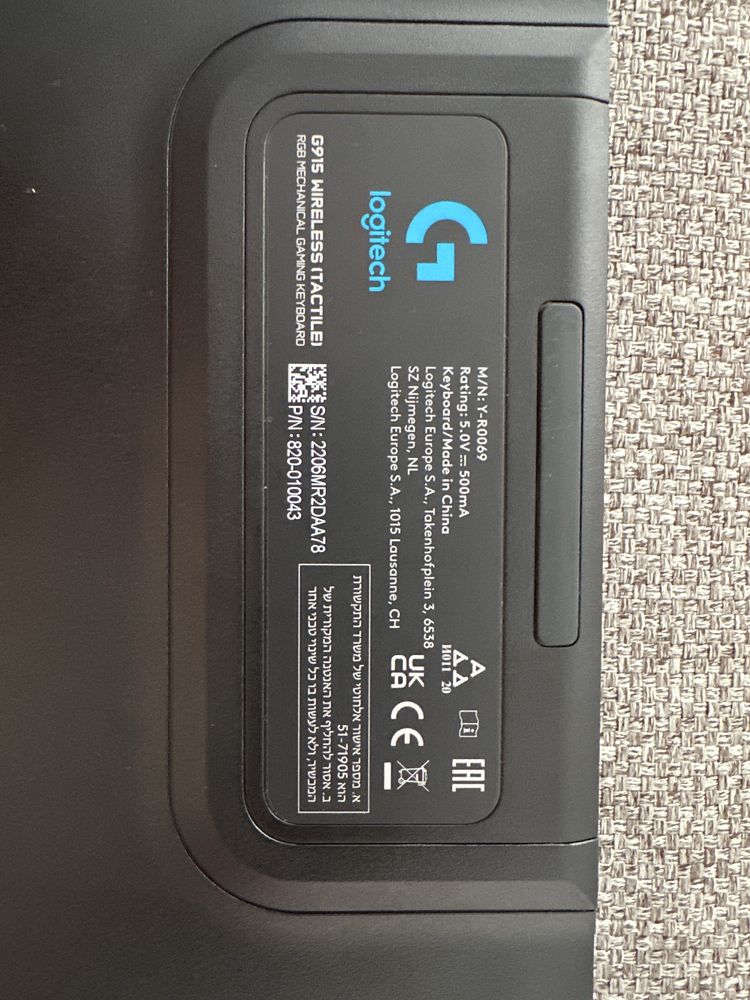 Teclado Gaming logitech G915