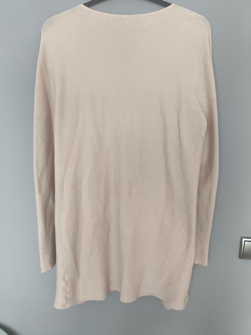 Beżowy sweter kardigan r 44 damski