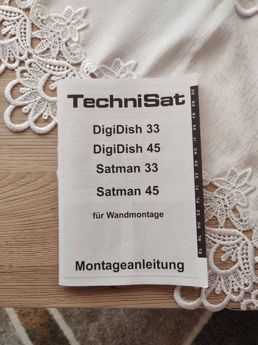 Antena satelitarna TechniSat DIGIDISH 45 cm, 2x konwerter + akcesoria