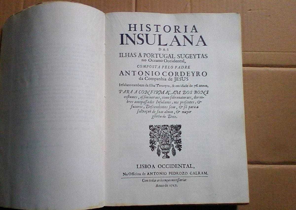 Historia Insulana das Ilhas a Portugal
