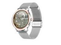 Zegarek smartwatch Garett Women Sophia Plus silver steel