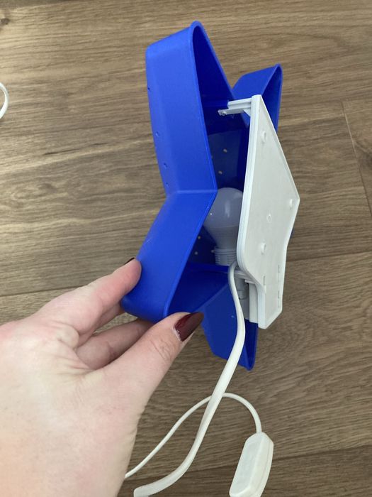 Lampka ścienna ikea gwiazda
