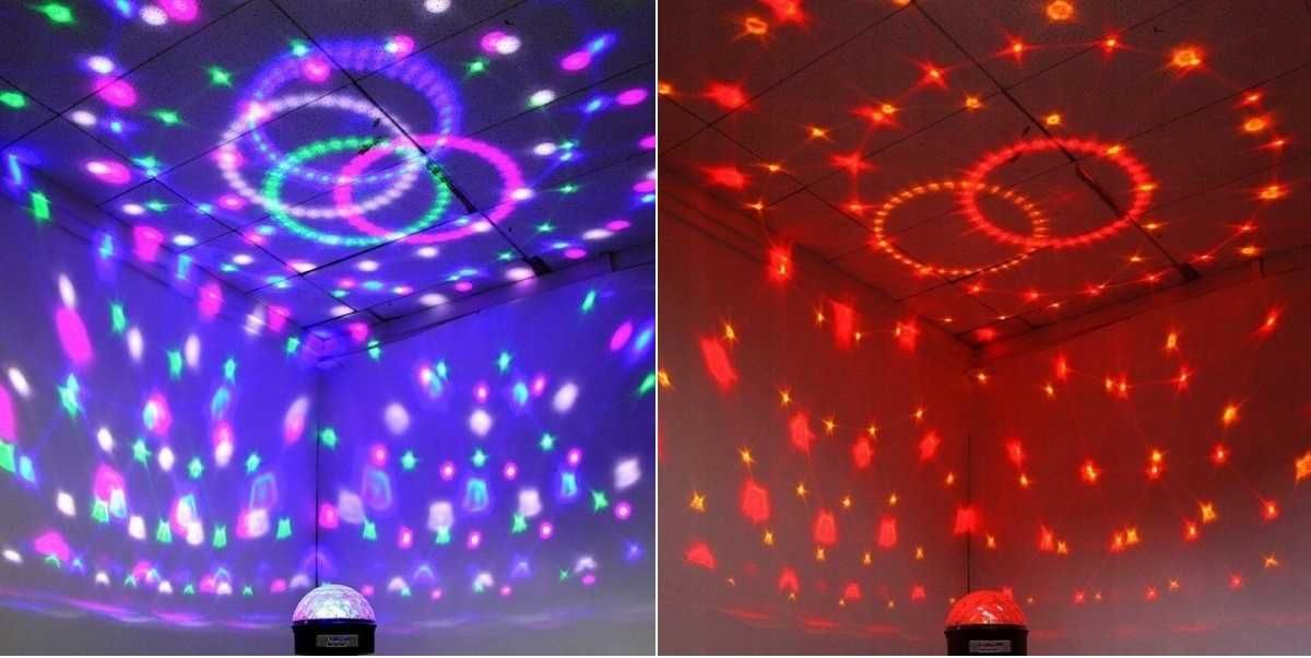 Kula Disco Projektor Głośnik MP3 Bluetooth na Imprezę Disco *VideoPlay