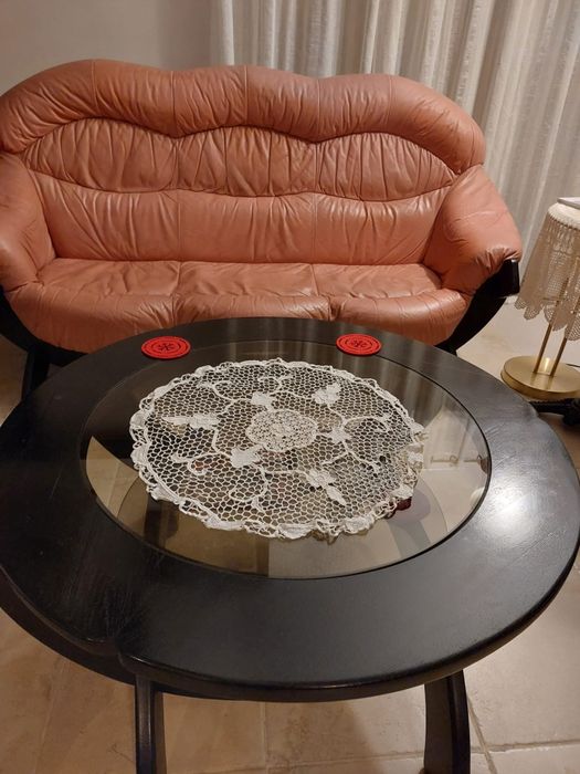 Sprzedam skórzany komplet wypoczynkowy