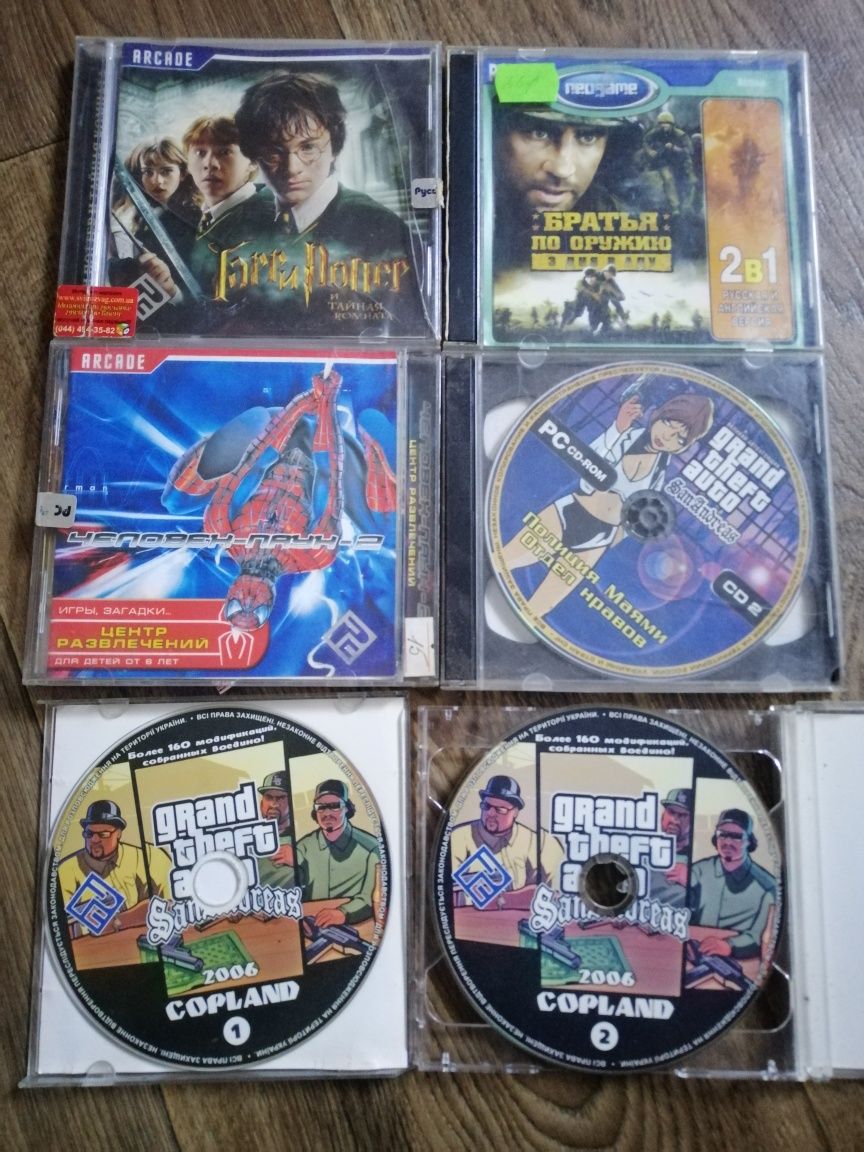 CD диски Гарри Поттер GTA