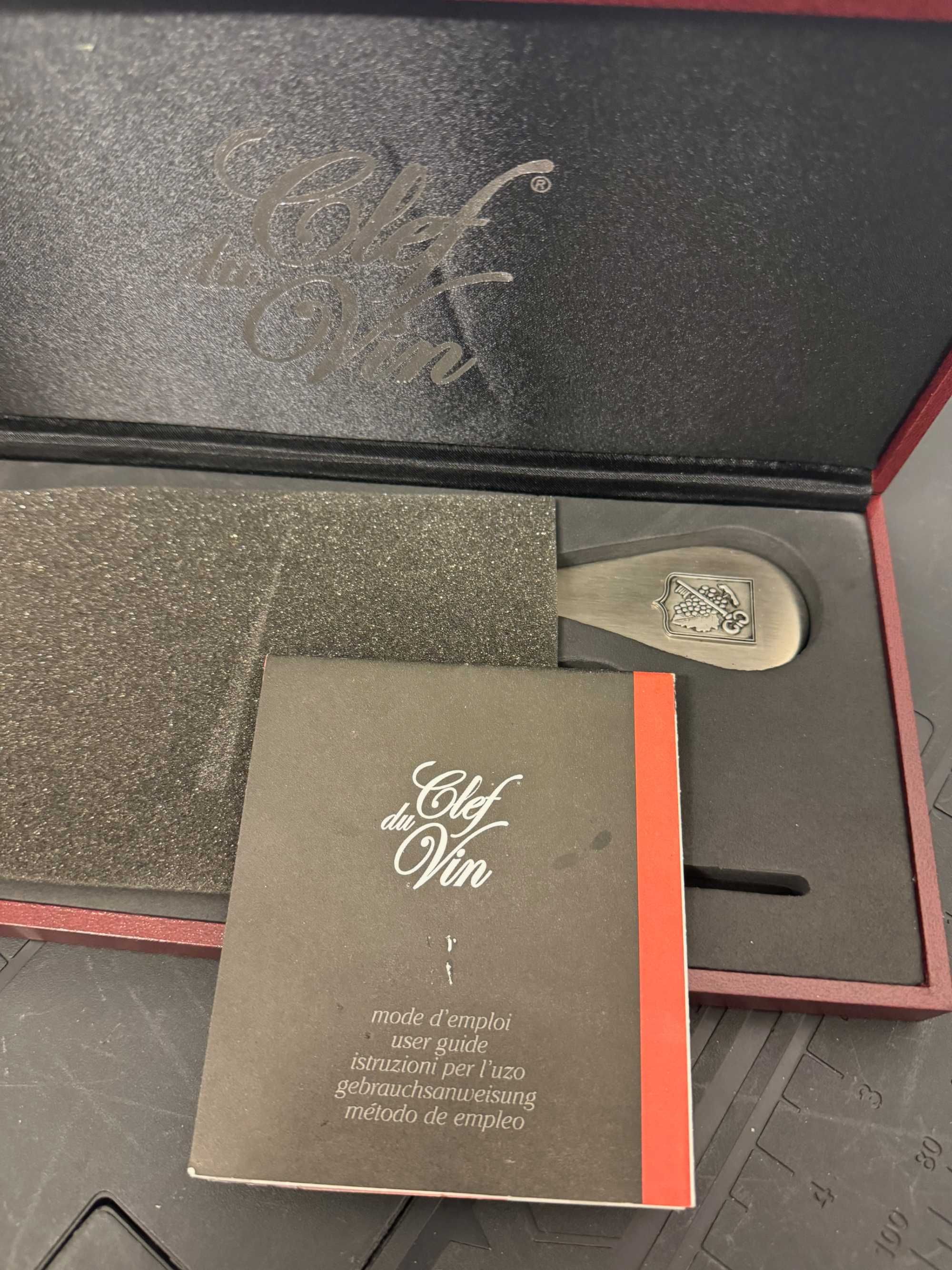 Clef Du Vin Original Profissional Vinho - Edição Original Francesa