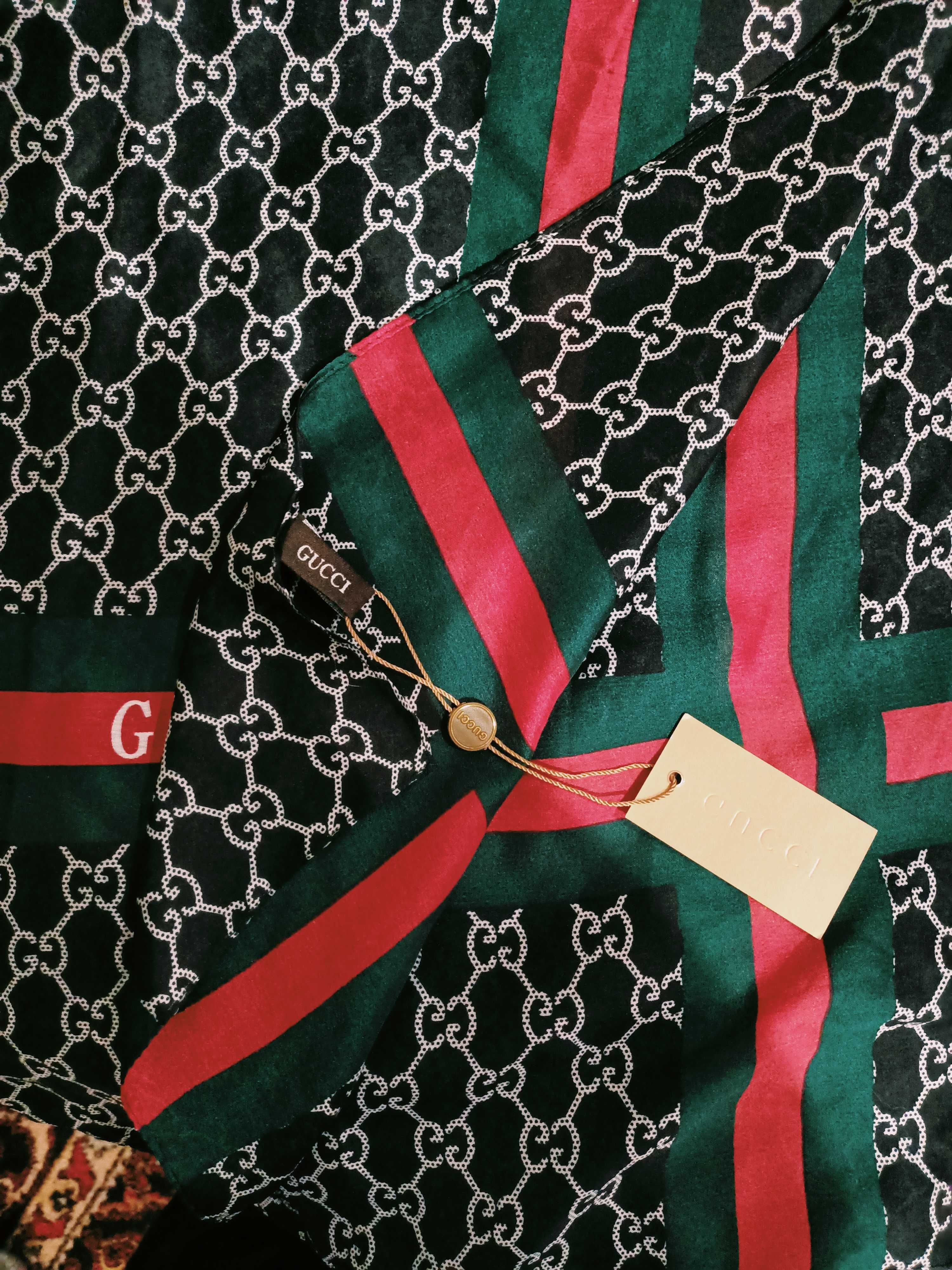 Шарф GUCCI шовковий