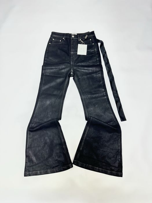 Штаны джинсы клеш Rick Owens flared jeans black opium archive erd M