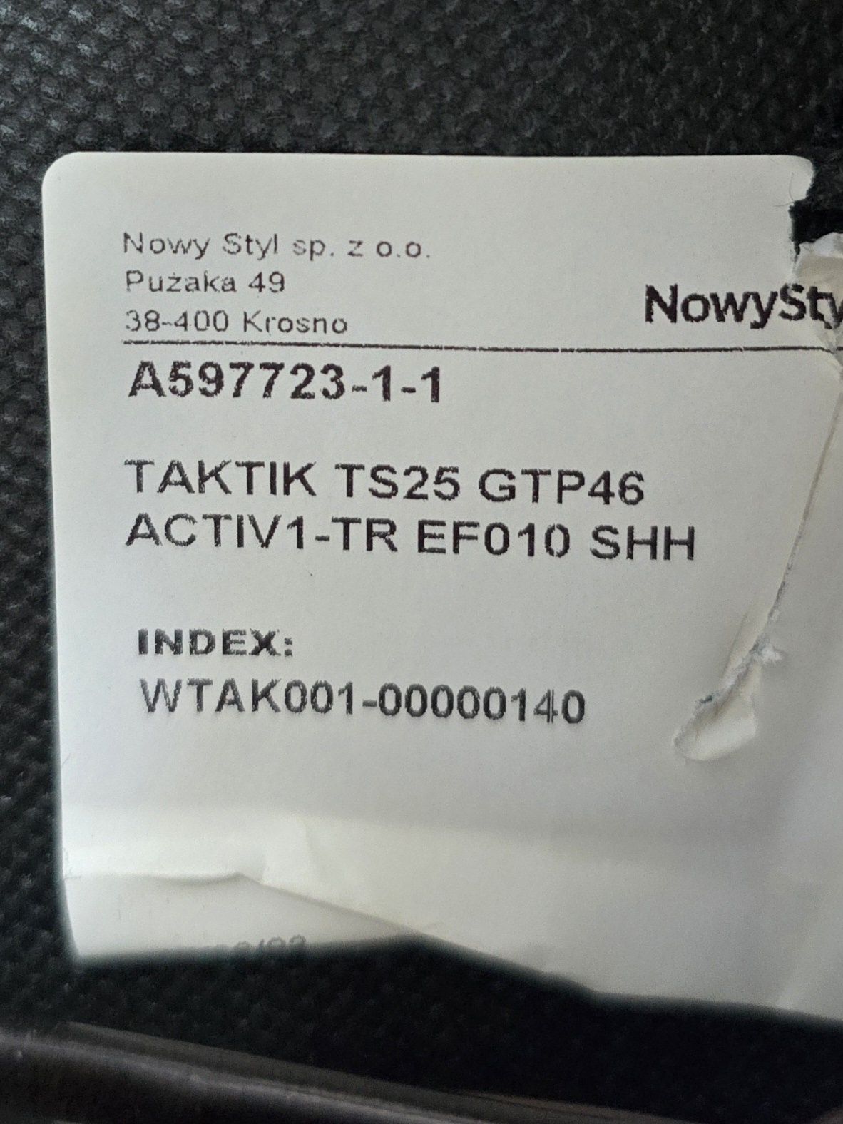 Krzesło biurowe obrotowe ergonomiczne Taktik TS25
