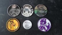 Moedas pokemon originais