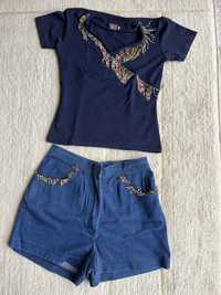 Conjunto blusa e calção